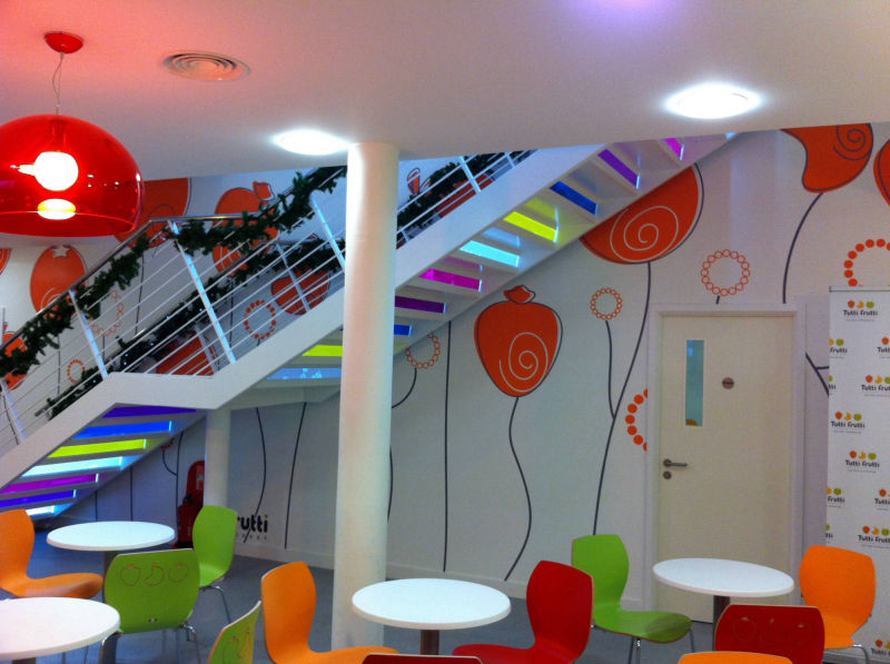 restaurant interior signage