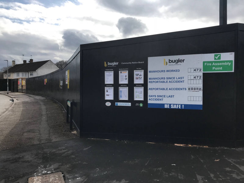 construction health and safety signage 