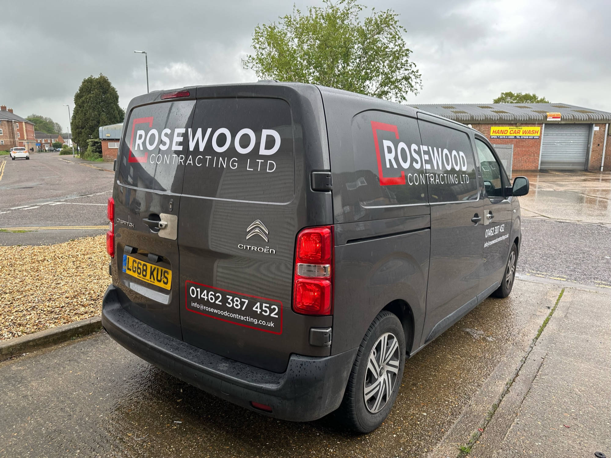 vehicle sign writing 