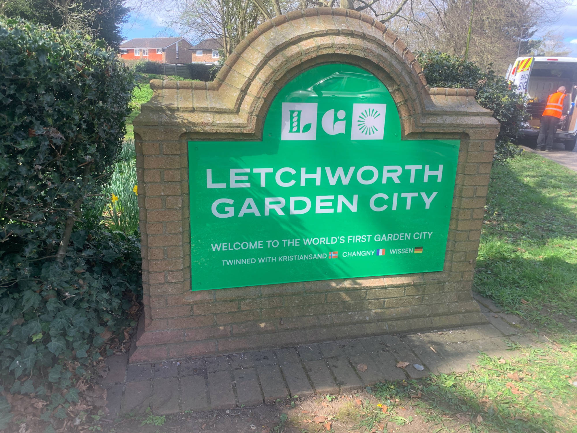 acrylic exterior sign 