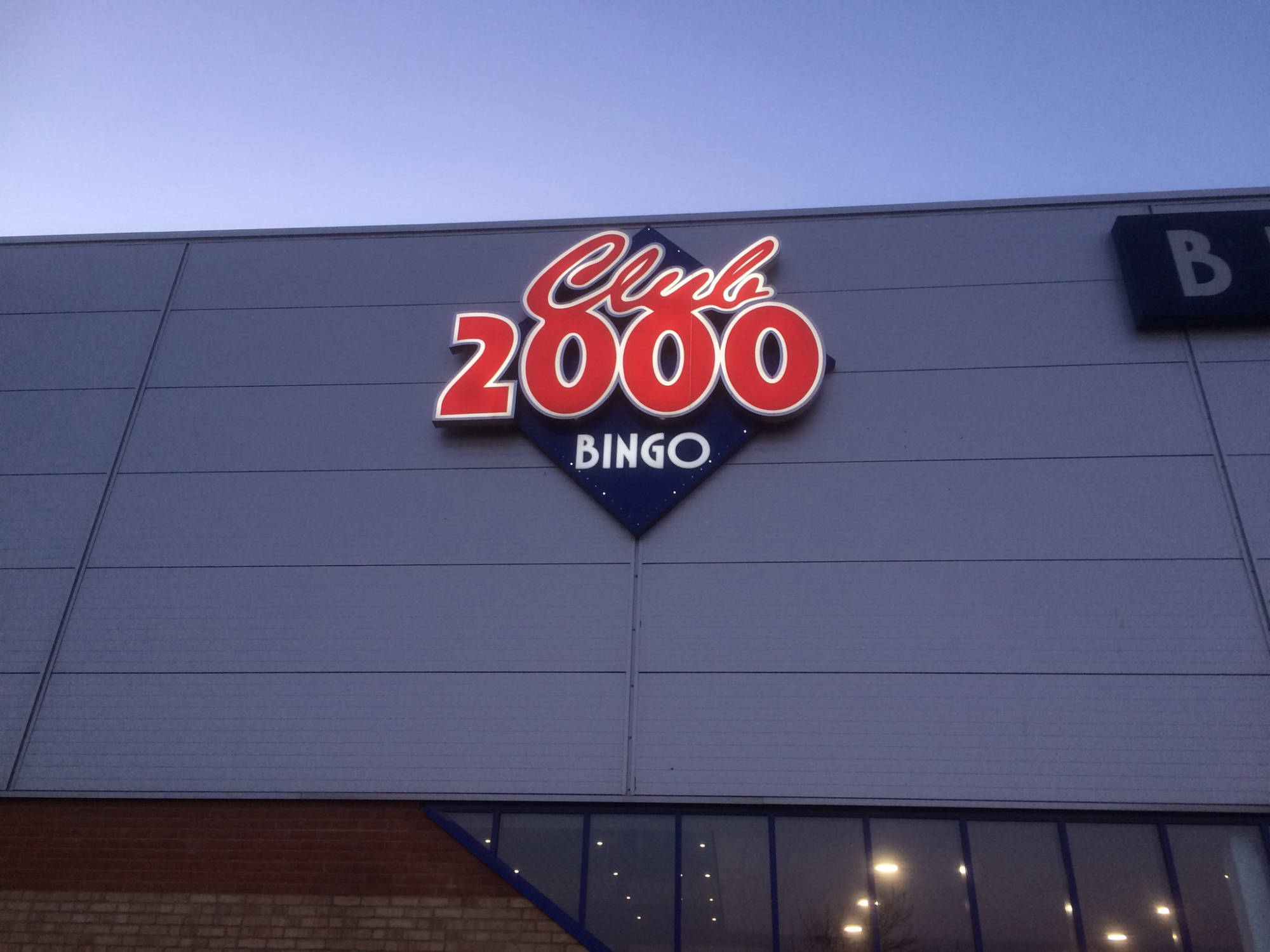 bingo illuminated signage