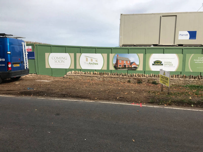 construction hoarding