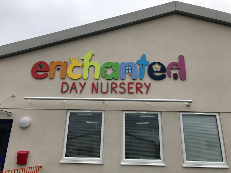 nursery exterior signage 