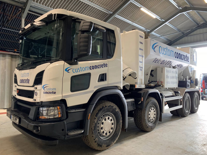 concerete truck vechile graphics