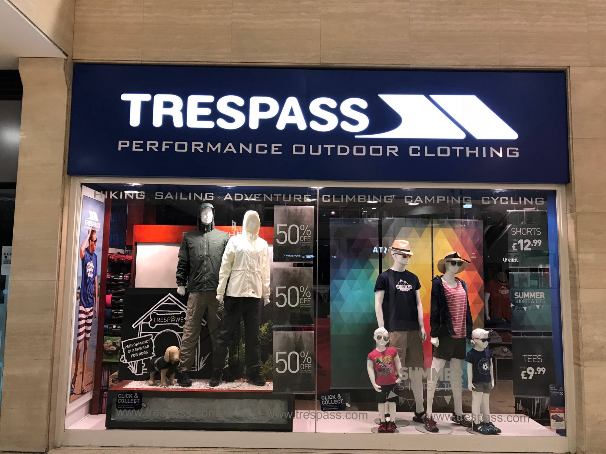 store shop illuminated signage 