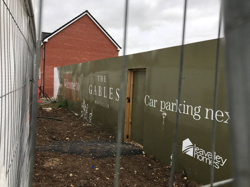 large print hording signage