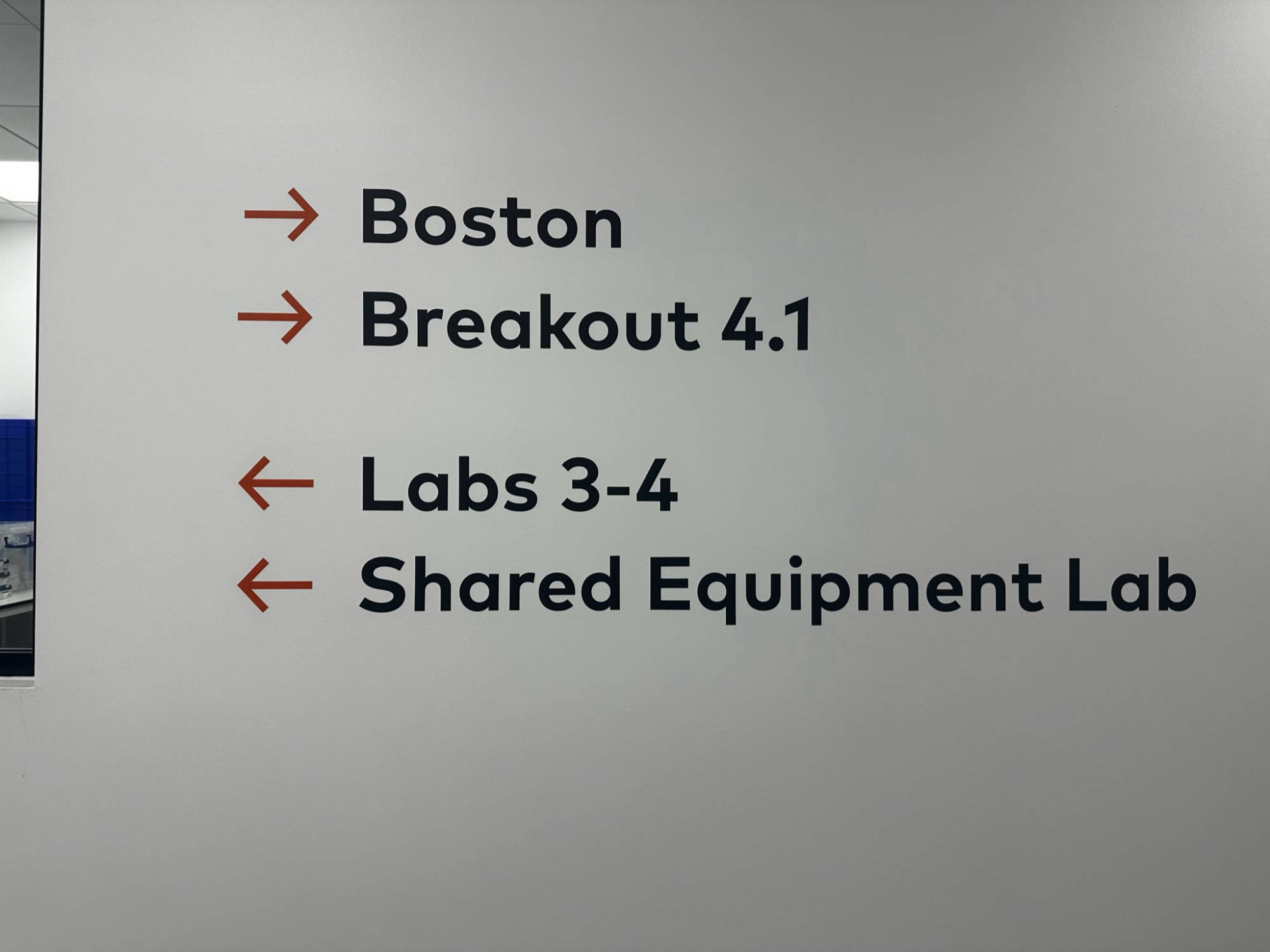 wayfinding wall signage