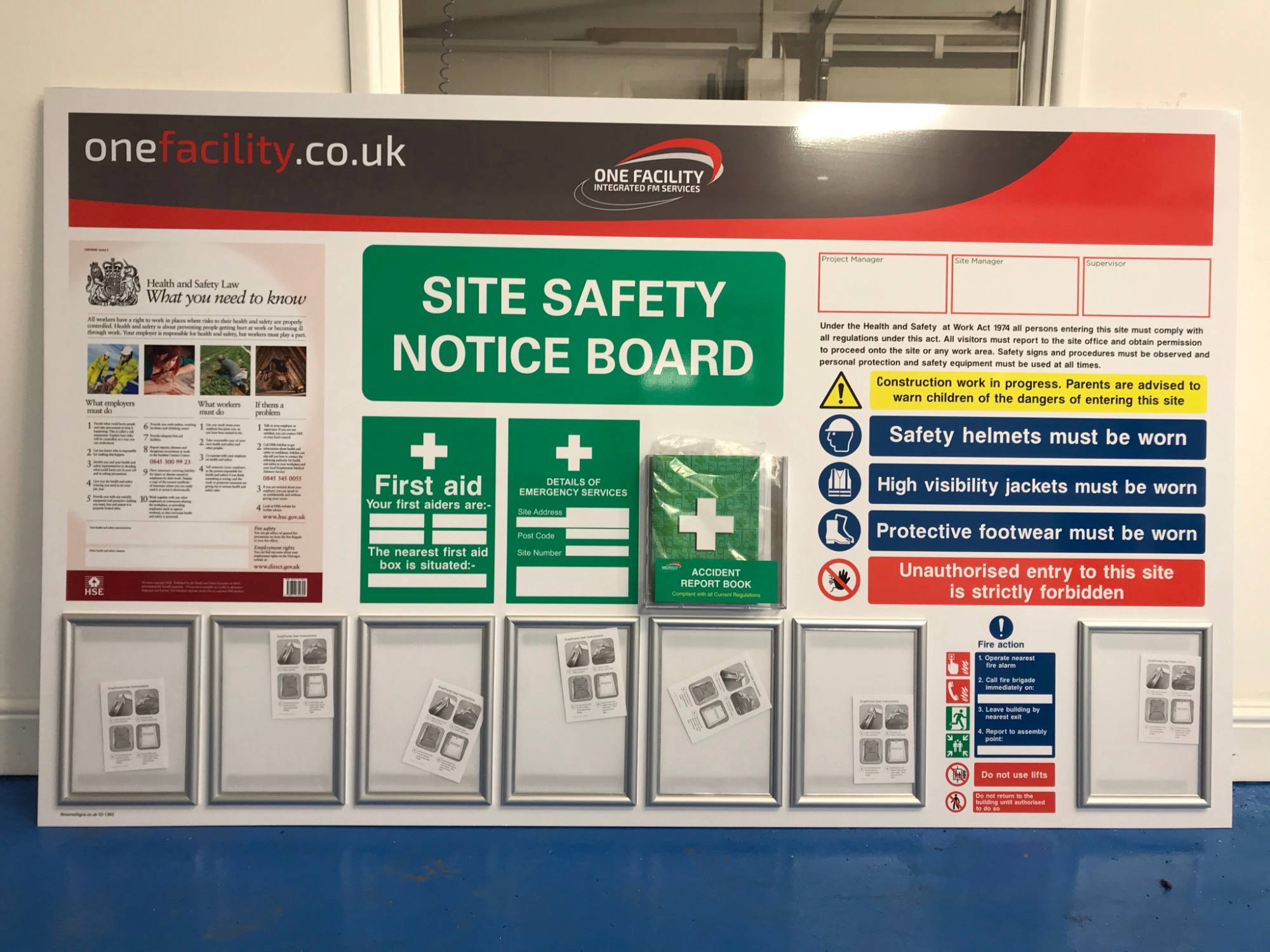 health and safety notice board