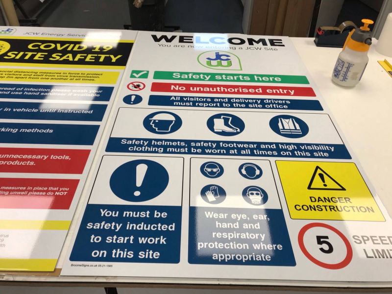 health & safety signage 