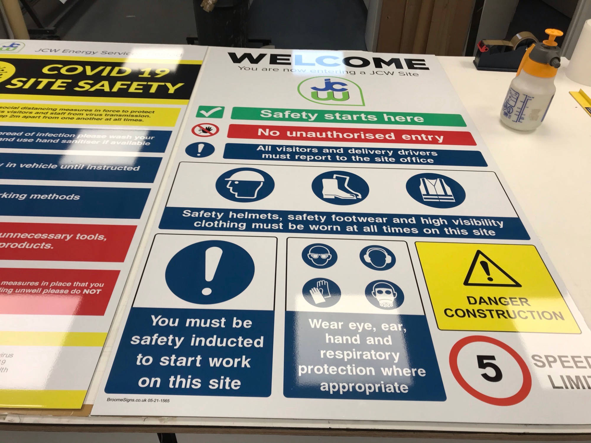 health & safety signage 