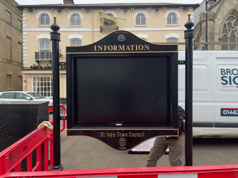 notice board installation 