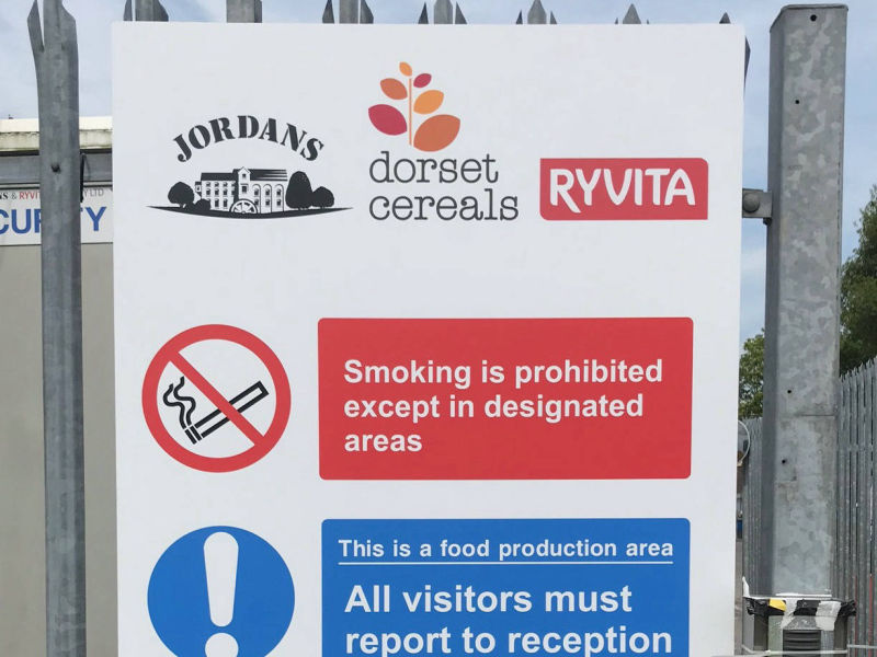 ryvita safety signage