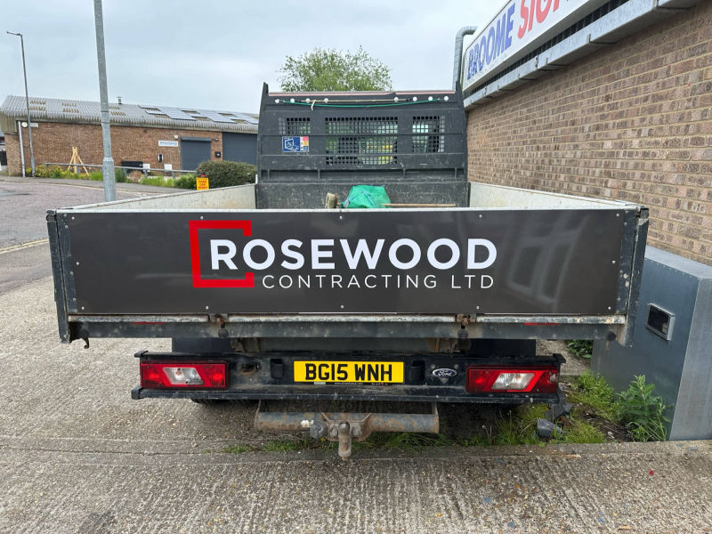 construction flatbed truck vehicle graphics