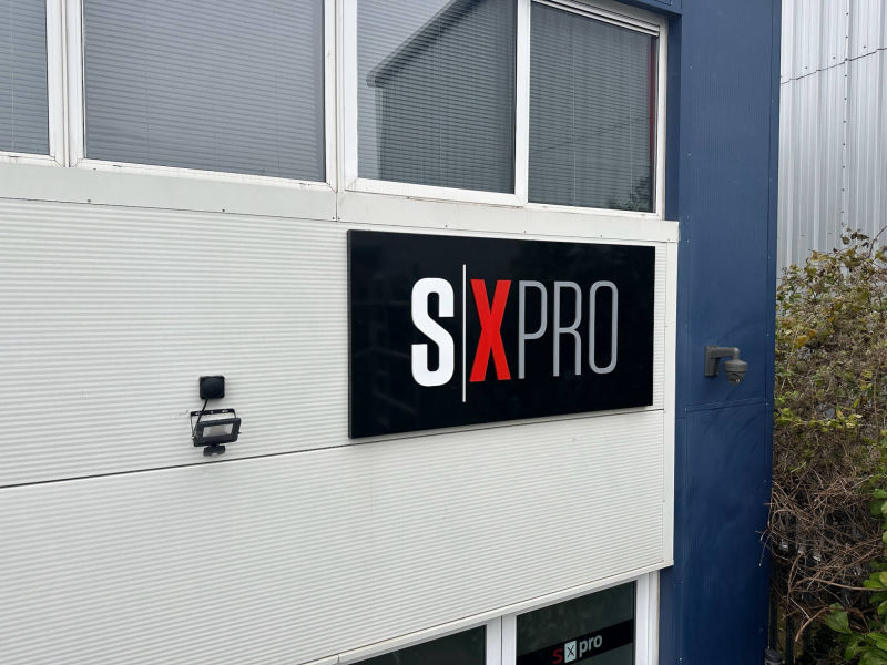 industrial acrylic signage 